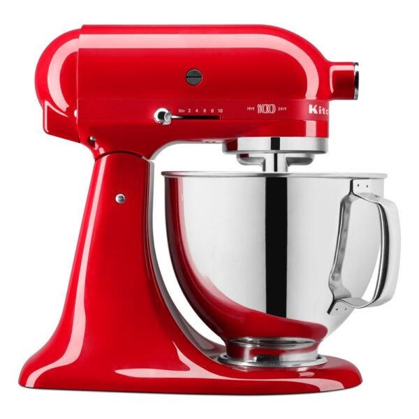 KitchenAid 100-Year Limited Edition Queen of Hearts 5 Qt. 10-Speed Passion Red Stand Mixer