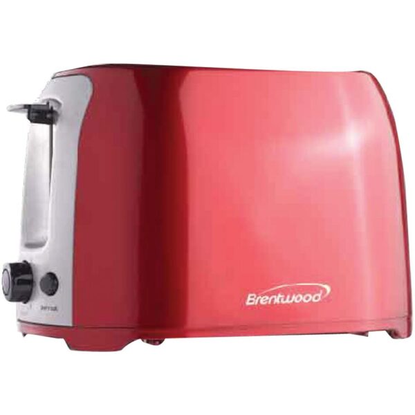 Brentwood Appliances 2-Slice Red Extra-Wide Slot Toaster