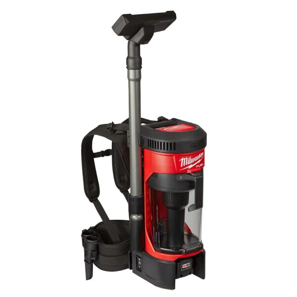 Milwaukee M18 Fuel 18-Volt Lithium-Ion Brushless Cordless 1 Gal. 3-in-1 Backpack Vacuum Kit and One 8.0 Ah Battery and Accessories