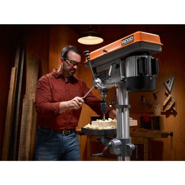 RIDGID 15 in. Drill Press with LED
