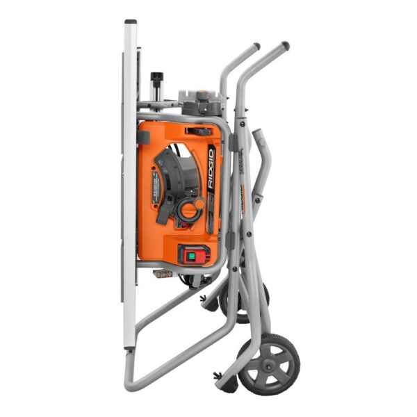 RIDGID 10 in. Pro Jobsite Table Saw with Stand and 16-Gauge 2-1/2 in. Straight Finish Nailer