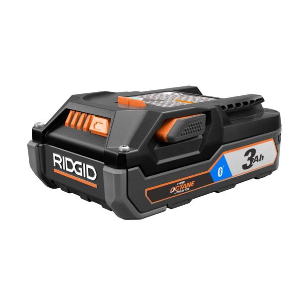 RIDGID 18-Volt OCTANE Bluetooth 3.0 Ah Battery 2-Pack