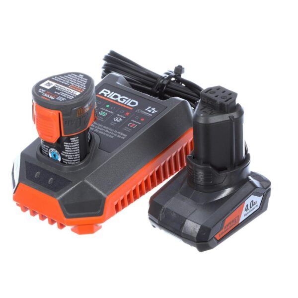 RIDGID 12-Volt Lithium-Ion Battery Charger