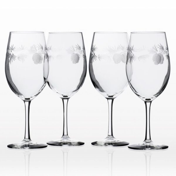 Rolf Glass Icy Pine 18 oz. Clear All Purpose Wine (Set of 4)