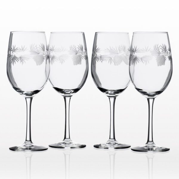 Rolf Glass Icy Pine 12 oz. Clear White Wine (Set of 4)