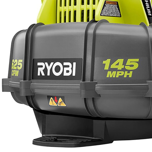 RYOBI Reconditioned 145 MPH 625 CFM 40-Volt Lithium-Ion Cordless Backpack Blower 5 Ah Battery and Charger Included