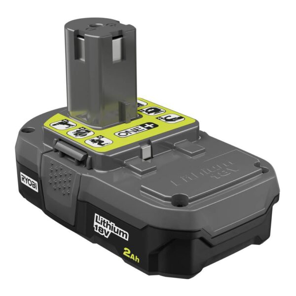 RYOBI 18-Volt ONE+ Cordless EVERCHARGE LED Area Light and Wall Mount Adaptor Charger with 2.0 Ah Battery and Charger Kit