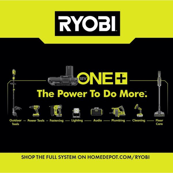 RYOBI ONE+ 18V Cordless 1/2 in. Drill/Driver Kit w/ 1.5 Ah Battery & 18V Charger w/ Impact Rated Driving Kit (20-Piece)