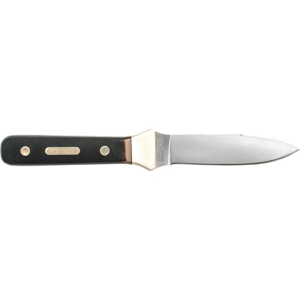 Schrade 3.4 in. Stainless Steel Blunt Tip Straight Edge Knife