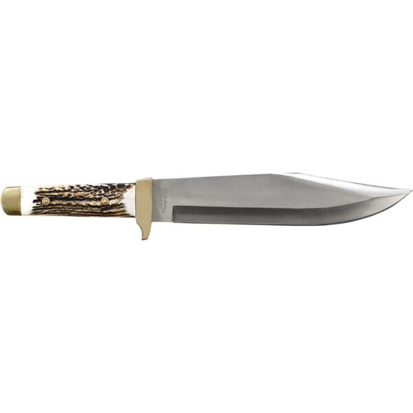Schrade 3.5 in. Stainless Steel Blunt Tip Straight Edge Knife
