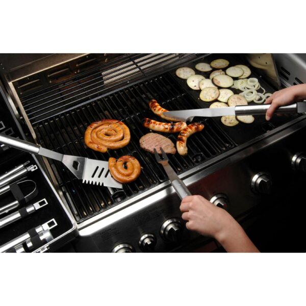 BergHOFF Cubo 33-Piece Stainless Steel Barbecue Set with Case