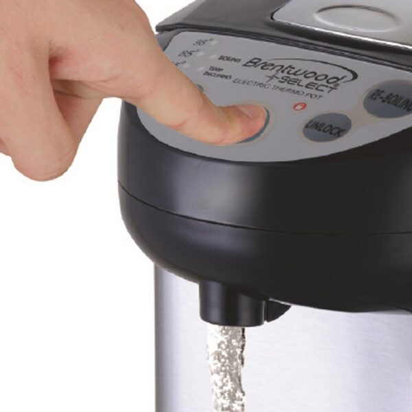 Brentwood Appliances 16-Cup Single-Handle Instant Hot Water Dispenser in Silver