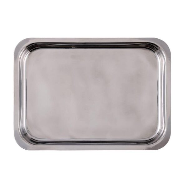 Ovente 13 in. x 9.3 in. Dishwasher-Safe Stainless Steel Roasting Pan with Wire Rack and Handles