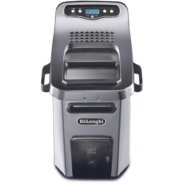 DeLonghi Livenza Dual Zone Digital 4.5L Stainless Steel Deep Fryer with Easy Clean Drain System