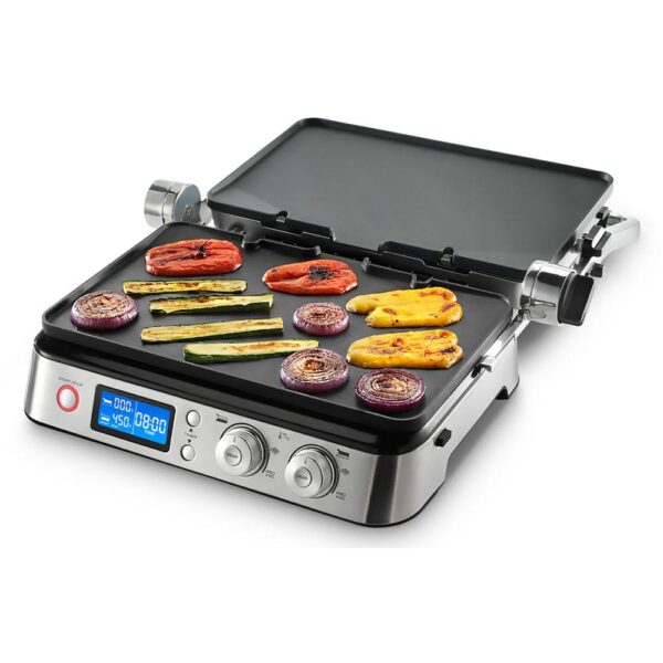 DeLonghi Livenza All-Day 130 sq. in. Stainless Steel Non-Stick Indoor Grill