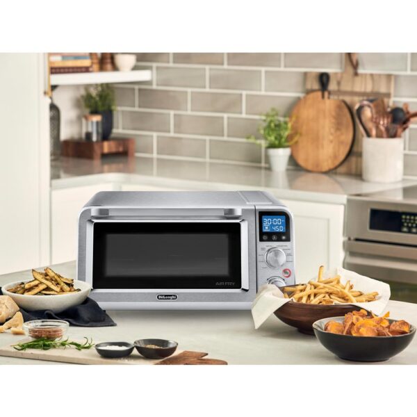 DeLonghi Livenza 2000 W 6-Slice Stainless Steel Toaster Oven, Convection and Air Fryer