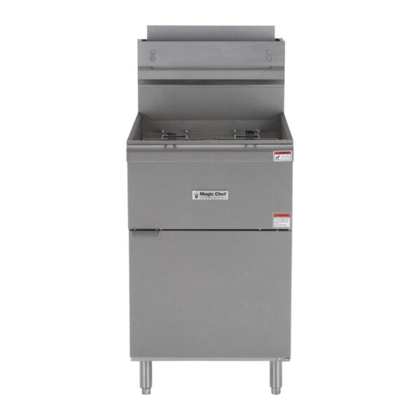 Magic Chef 52 Qt. Stainless Steel Commercial Propane Gas Fryer