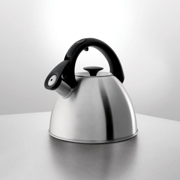 OXO Good Grips Click-Click 8.4-Cup Brushed Stainless Steel Tea Kettle