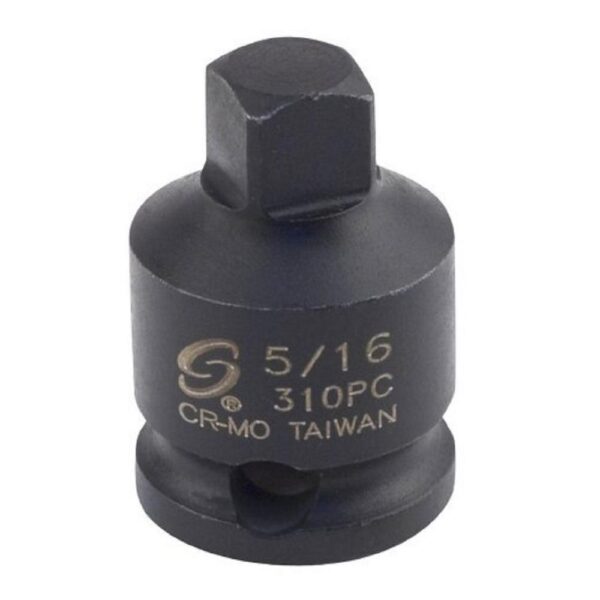SUNEX TOOLS 5/16 in. 3/8 in. D Impact Pipe Plug 4-Point Male Black Socket