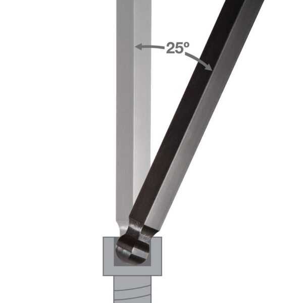 TEKTON 1.5-10 mm Long Arm Ball End Hex Key Wrench Set (9-Piece)