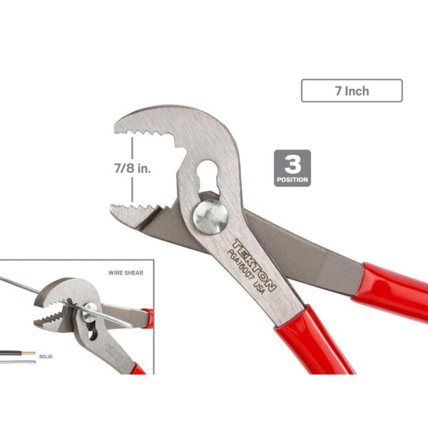 TEKTON 7 and 10 in. Angle Nose Slip Joint Pliers Set (2-Piece)