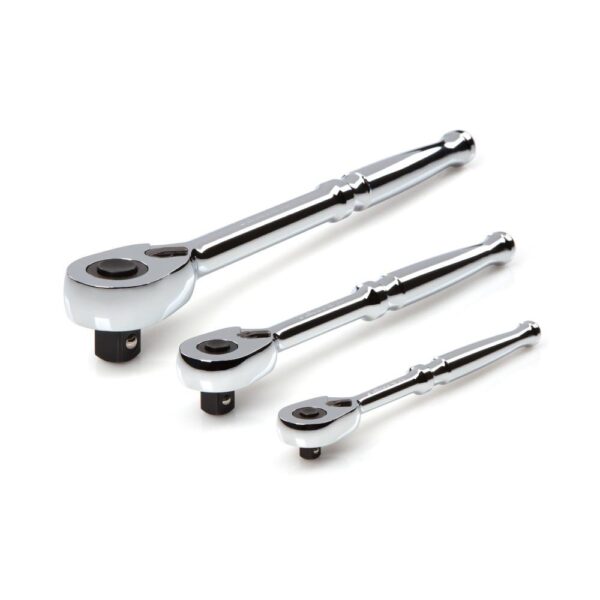 TEKTON 1/4 in., 3/8 in., 1/2 in. Quick-Release Ratchet Set (3-Piece)
