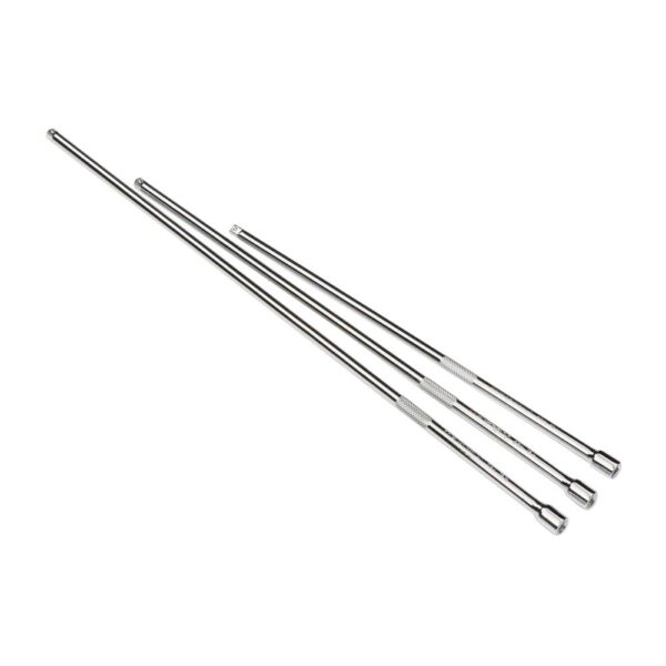 TEKTON 1/4 in. Drive 12, 15, 18 in. Long Extension Bar Set (3-Piece)