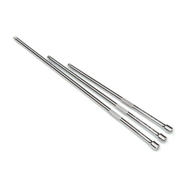 TEKTON 3/8 in. Drive 15, 18, 24 in. Long Extension Bar Set (3-Piece)