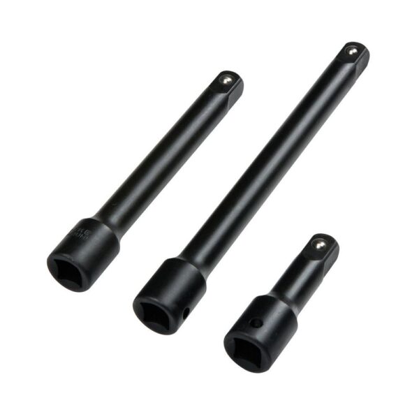 TEKTON 1/2 in. Drive 3, 6, 8 in. Impact Extension Bar Set (3-Piece)