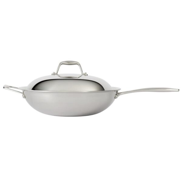 Tramontina Tri-Ply Clad 12 in Stainless Steel Wok
