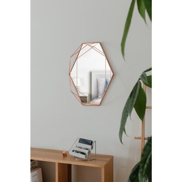 Umbra Prisma Mirror Copper Modern (22.38 in. H x 17 in. W)