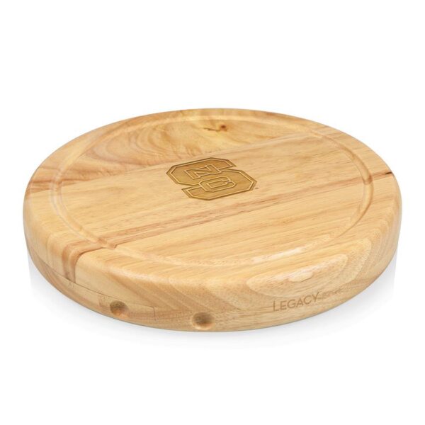 TOSCANA NC State Wolfpack Circo Wood Cheese Board Set with Tools
