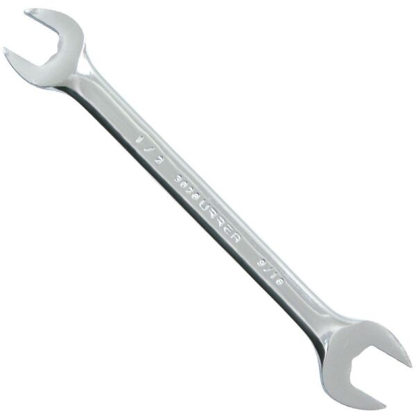 URREA 1/2 in. X 9/16 in. Open End Chrome Wrench