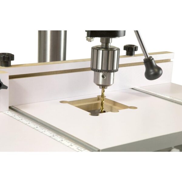 WEN 24 in. x 12 in. Drill Press Table with an Adjustable Fence and Stop Block