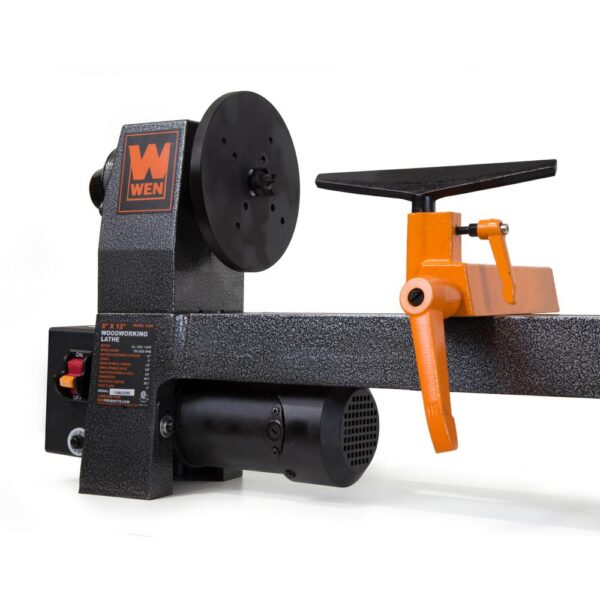 WEN 8 in. x 12 in. Variable Speed Benchtop Wood Lathe
