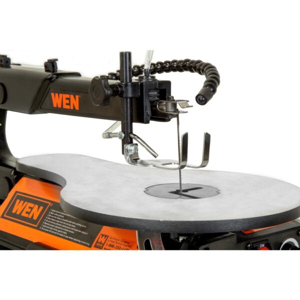 WEN 1.2 Amp 16 in. 2-Direction Variable Speed Scroll Saw