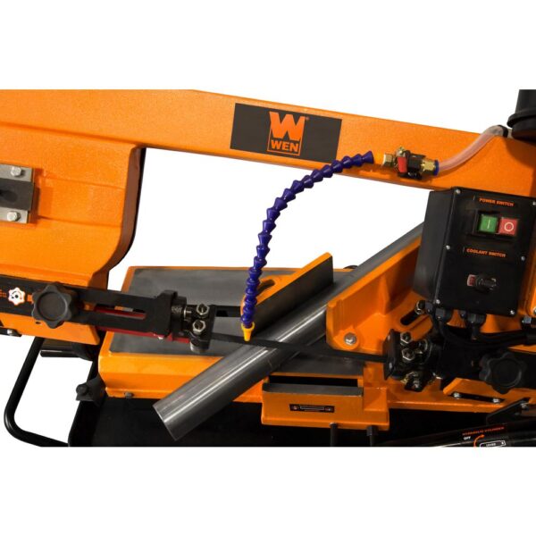 WEN 7 in. x 12 in. Metal-Cutting Band Saw with Stand