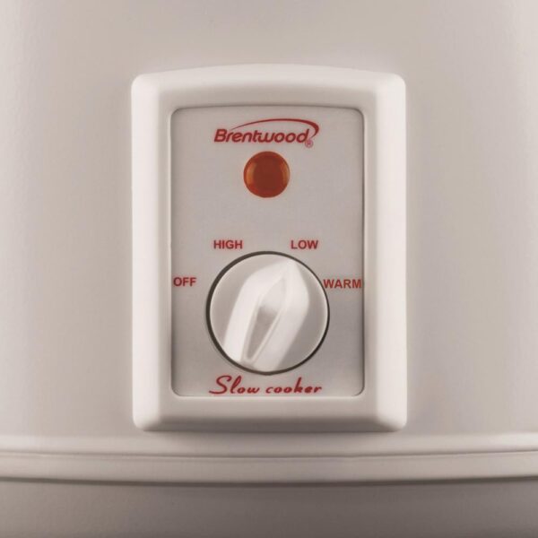 Brentwood Appliances 8 Qt. White Slow Cooker
