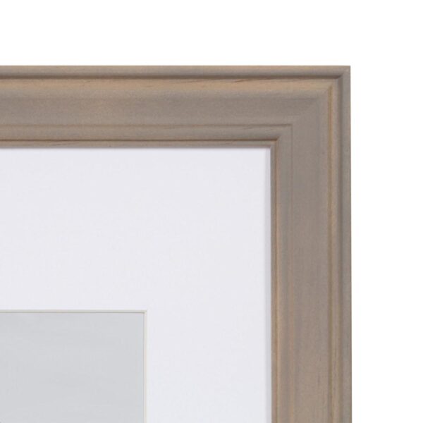 Kate and Laurel Bordeaux Multicolored Gray, Blue and White Picture Frame (Set of 10)