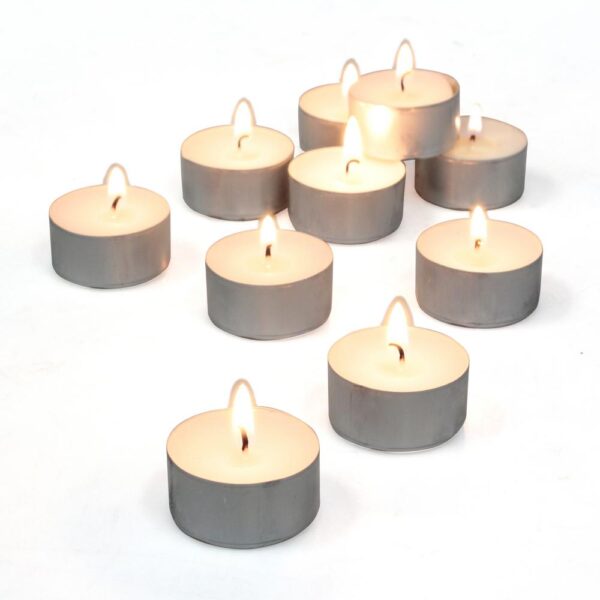 Stonebriar Collection Unscented Long Burning Tealight Candle