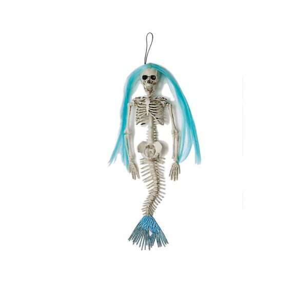 Worth Imports 16 in. Mermaid Skeleton Halloween Prop (Set of 4)