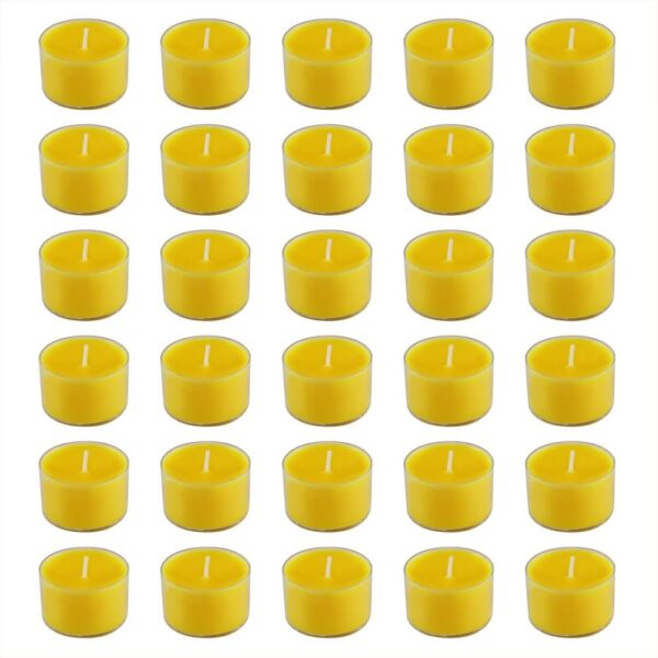 LUMABASE Extended Burn Citronella Tealights Candles (30-Count)