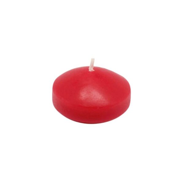 Zest Candle 1.75 in. Red Floating Candles (24-Box)