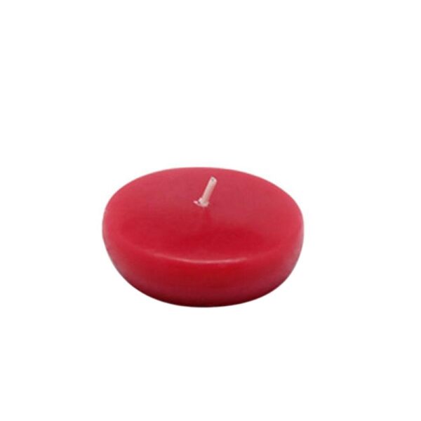 Zest Candle 2.25 in. Red Floating Candles (Box of 24)