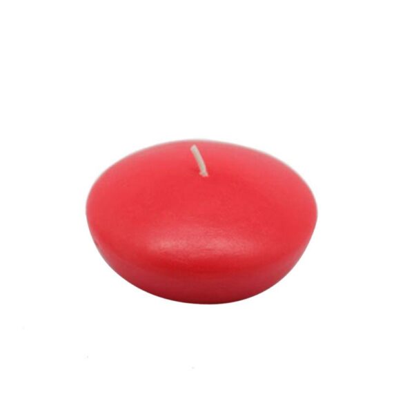 Zest Candle 3 in. Ruby Red Floating Candles (Box of 12)